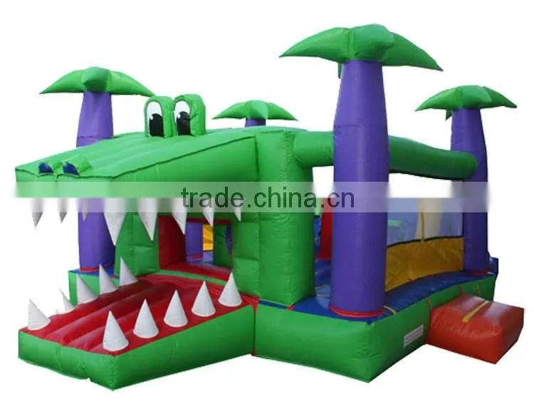 New Products 2016 crocodile Inflatable combo jumper