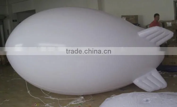 Large White PVC inflatable balloon helium blimp