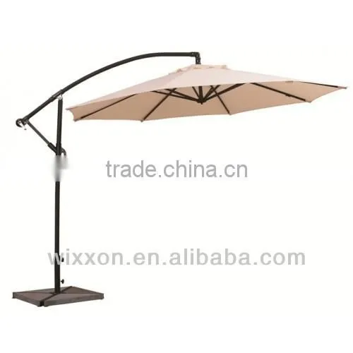 Patio Sunshade,Patio Umbrella, Patio Parasol, Patio Bumbersol,Banana Umbrella,Banana Parasol With Crank&Cross Stand Base