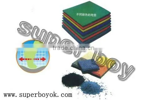 Good quality and resonable price Professional manufacturer EN1177 safe Rubber Tile
