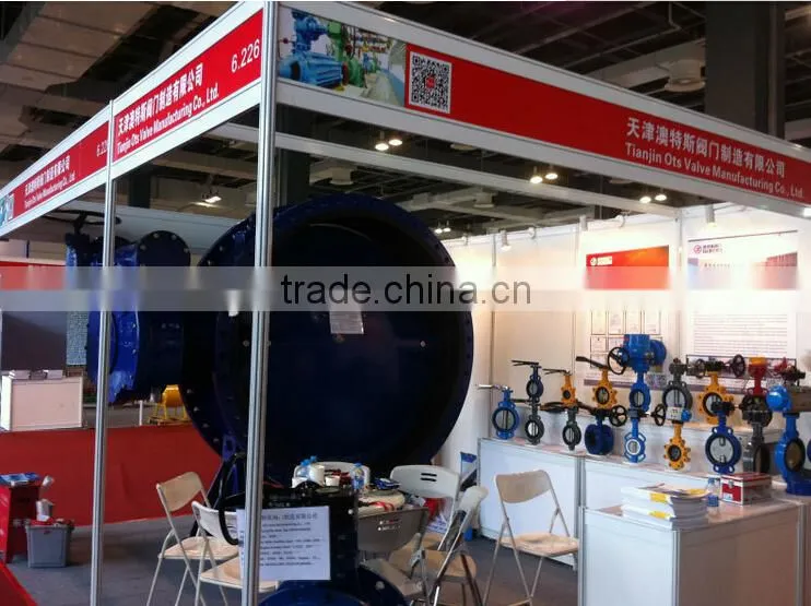 (BV-MZ-003) concentric double flanged butterfly valve price