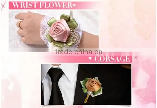 cheap wholesale artificial chiffon flower making decoration WBF-100