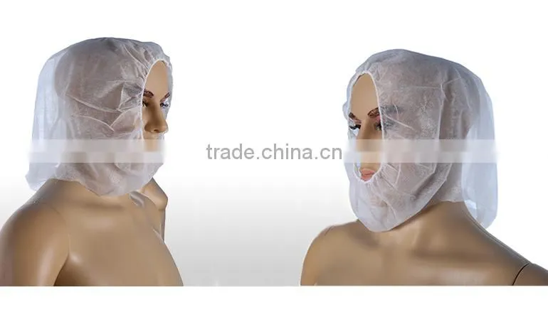 Sky blue disposable nonwoven surgical head cover