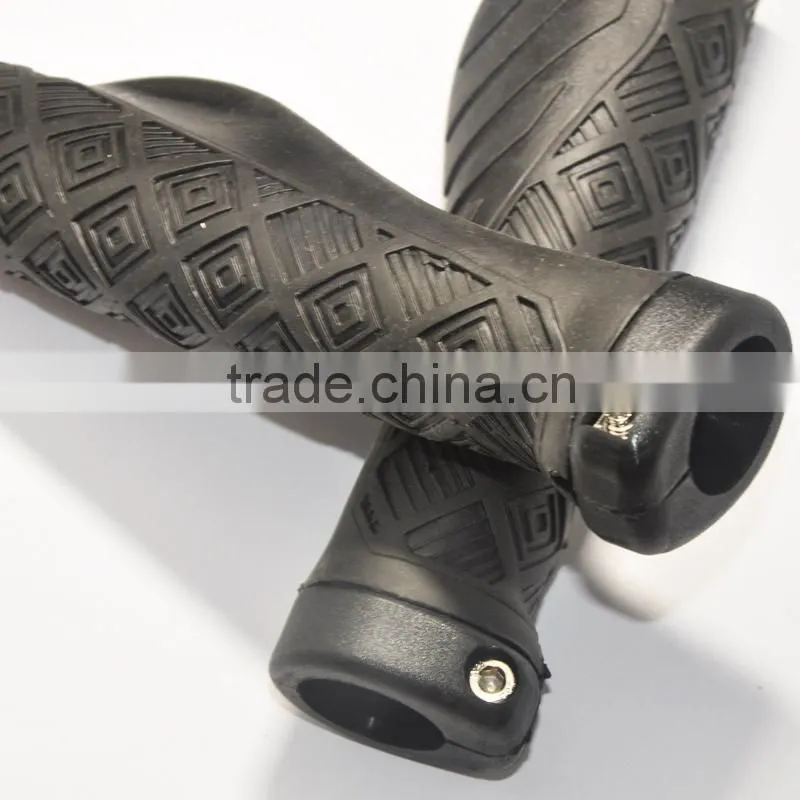 patent new design 2015 mixed full color TPR PVC ergonomics human engineering super soft lock handlebar bicycle grip