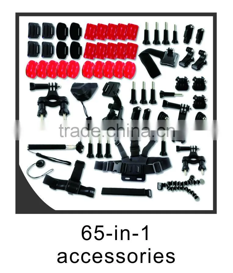 2016 New Wholesale Dog Selfie Mount Kit Pet Dog Harness Chest Band Strap kit for Go Pro camera Hero 3 4 3+ 2 1