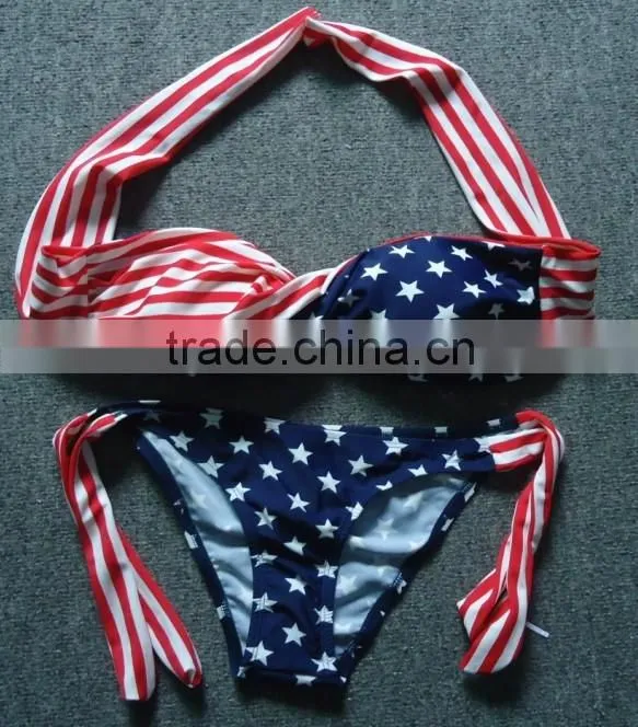 hot sexi photo image Twisted USA girl sexy image Swimwear Swimsuit in Stock