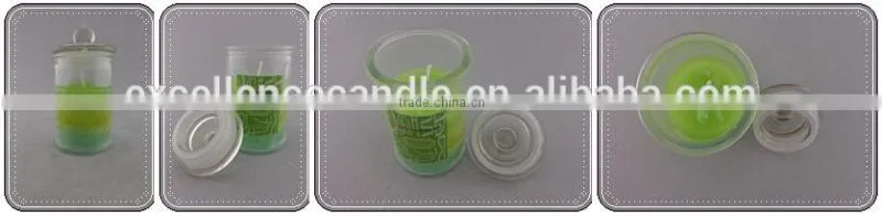 party decoration scented candles in glass