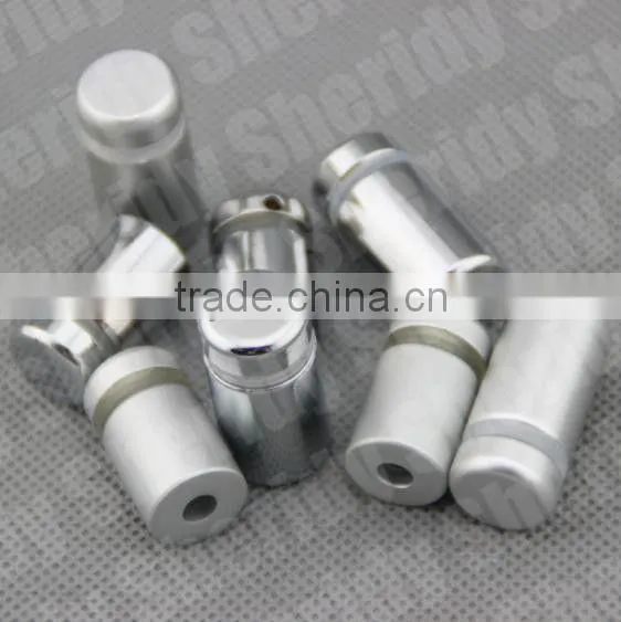 Glass standoff hardware