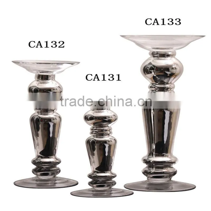 Glass Candle Stand Holder Home decoration, ornaments, garden ornaments