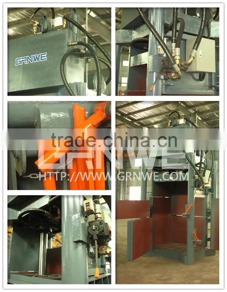 Help you to save man power auto hydraulic plastic bottle baling press