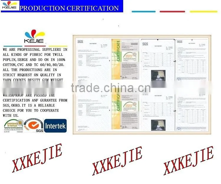 garment fabric Cotton/Nylon flame retardant