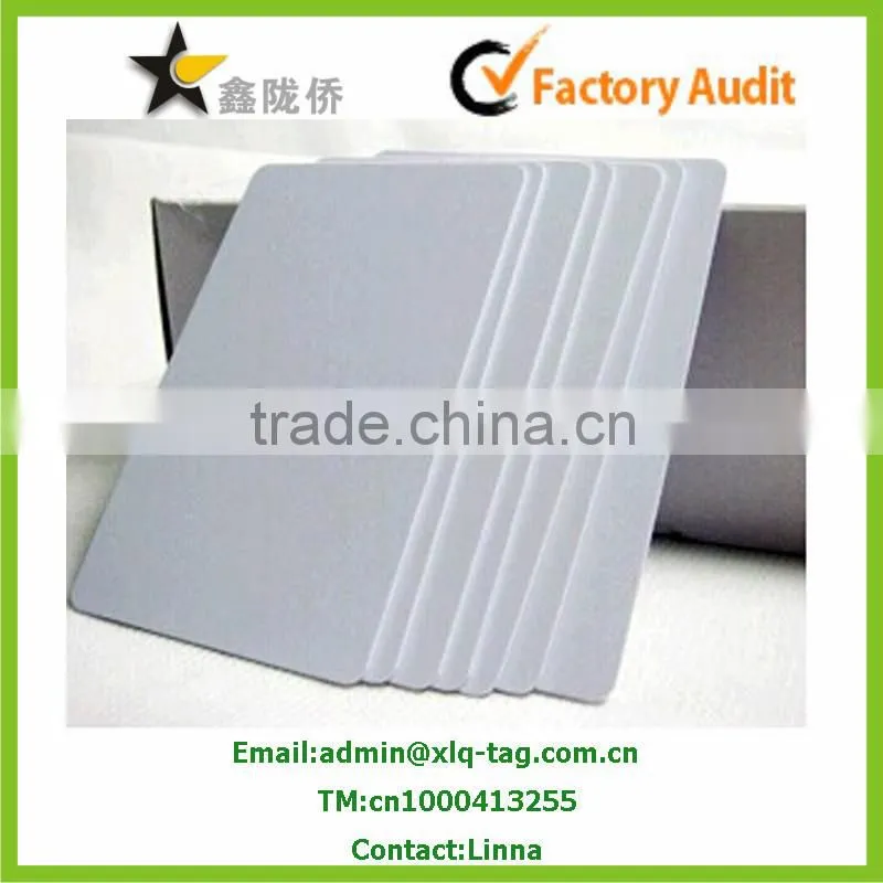2014 high quality Preprinted Plastic thermal print blank card