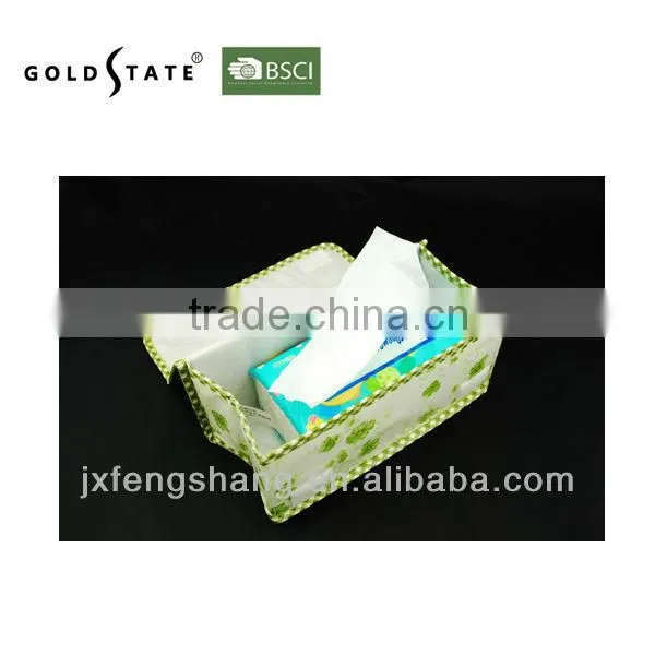 foldable countryside style waterproof napkin storage/sorting box