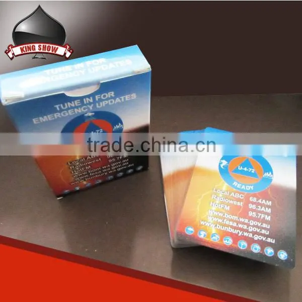 custom 300 gsm paper playing cards for promotional advertising