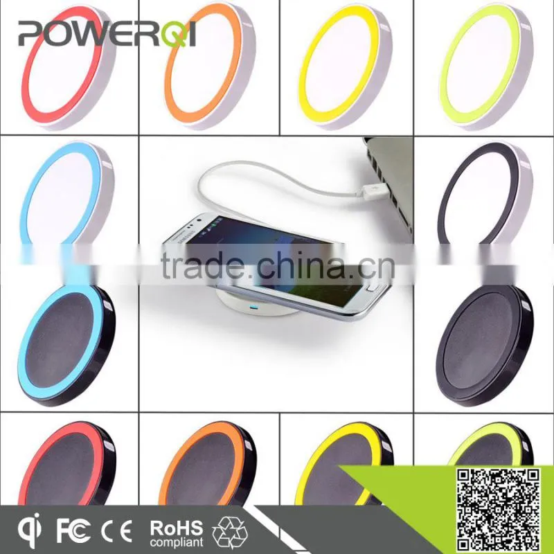 Smartphone accessories wireless qi charging pad mini charger
