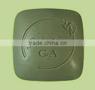 Skin-friendly organic green tea facial natural soap for daily use
