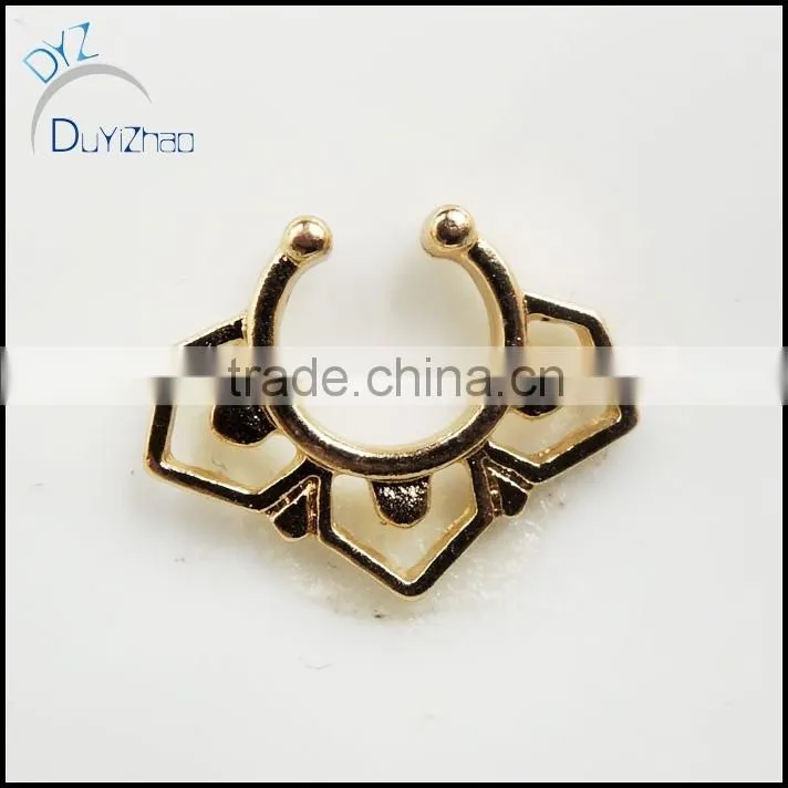 Cheap wholesale fashion hoop nose rings jewelry