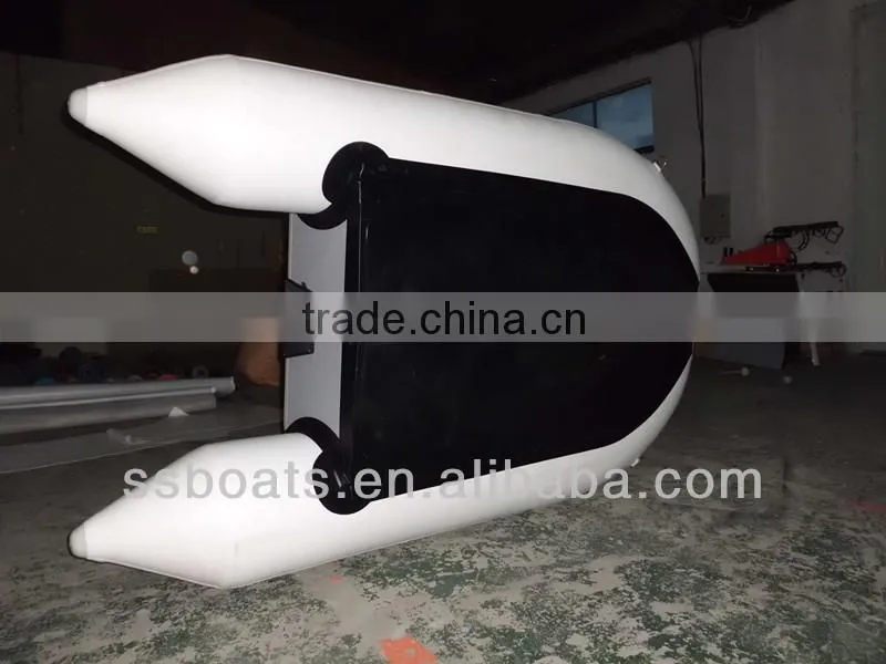 CE certificate top quality aluminum hull inflatable fishing boat