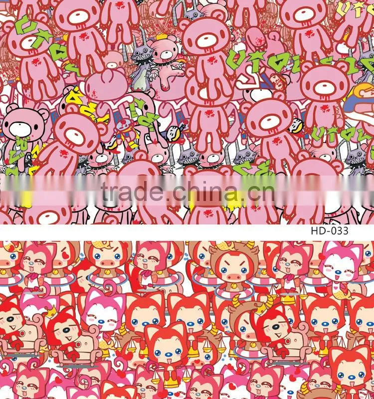 HD-033 CARLIKE Air Free Fashionable Car Wrapping Snoopy Printing Bomb Sticker Film