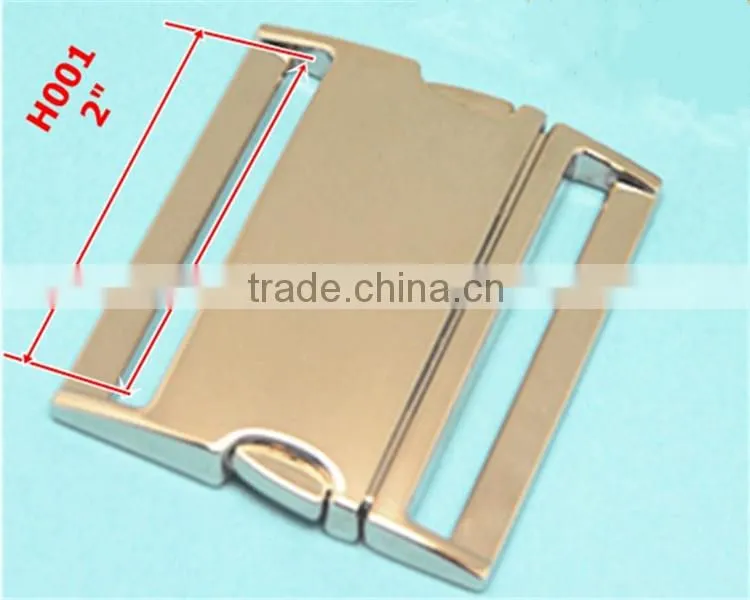 Zinc alloy curved metal buckle clasp,quick release buckle for bag,metal buckle for dog collar