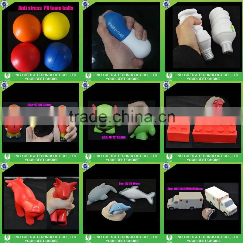 Various Shaped PU Stress Reliever Ball