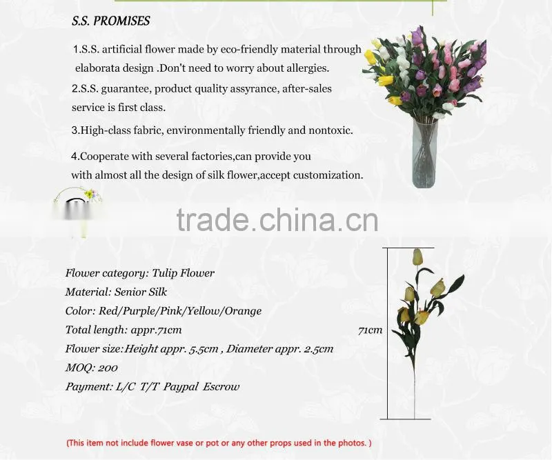 cheap handmade artificial christmas flower