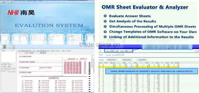 NHII OMR scanner S43FSA /OMR Scanner for the school exam / scoring/barcode wite lowest price machine