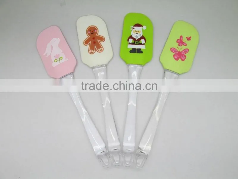 Heat Resistant BBQ spatula Silicone Pastry for Kitchen Grilling Camping Dishwasher Safe