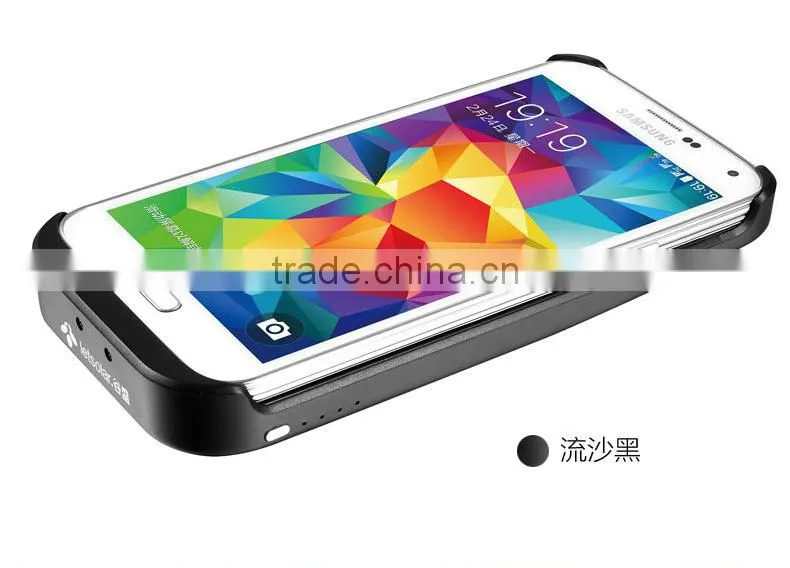 Private model solar battery case for Sam sung S5, portable wireless power bank, high quality wireless charger with custom logo