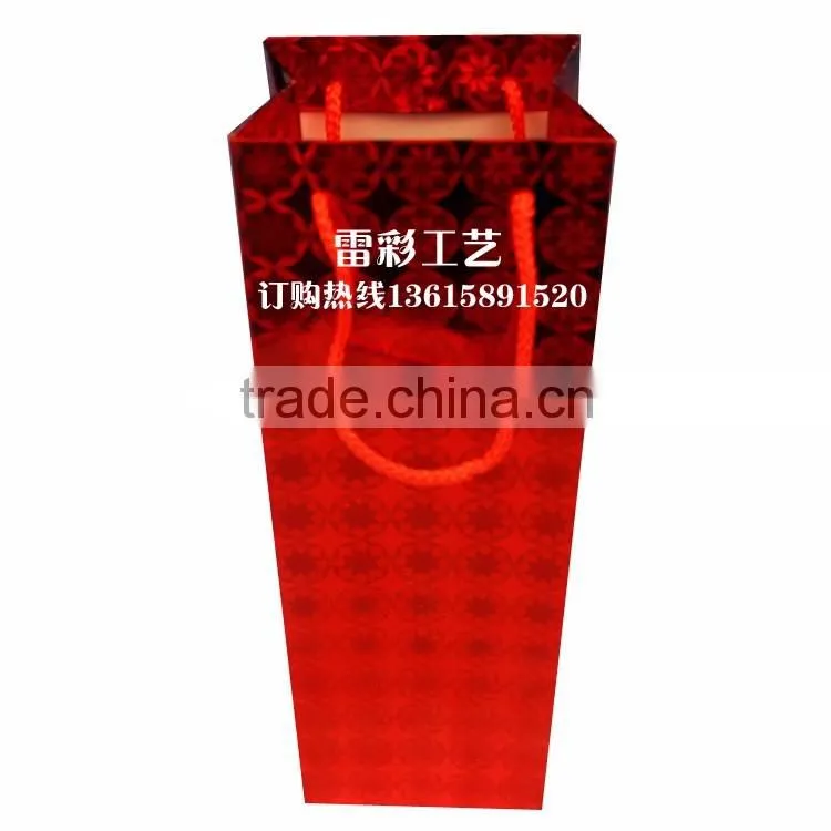 Multifunctional paper red wine bag china supplier