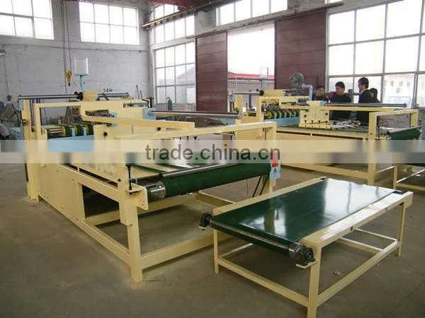 carton box semi automatic gluing machine