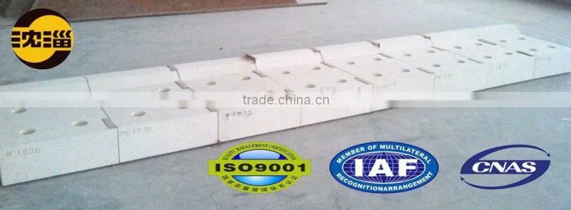 Super Little Cement Vibration-molding Tin Bath Refractory Bottom Brick