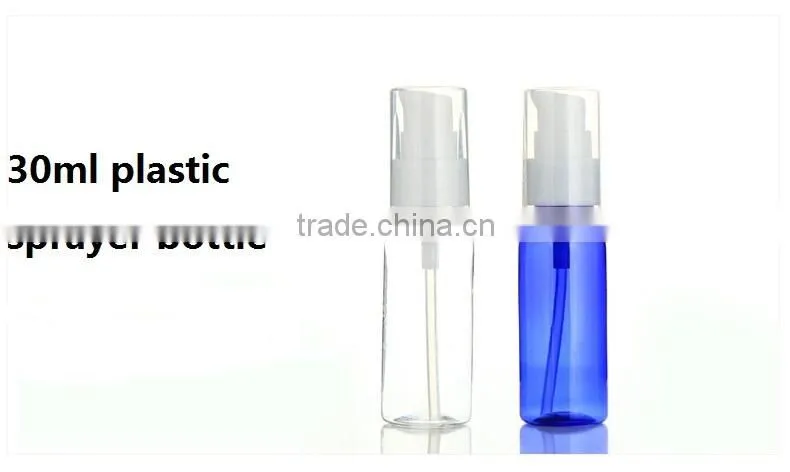 30ml PET plastic bottle with pump dispenser