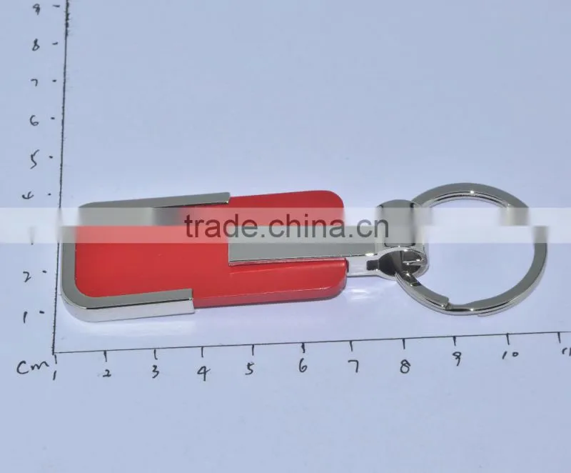 2016 exhibiton new metal key chain key ring for painting color