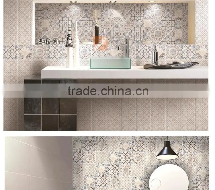 200*200mm rustic pattern floor tile ceramic kitchen tile bathroom wall tiles