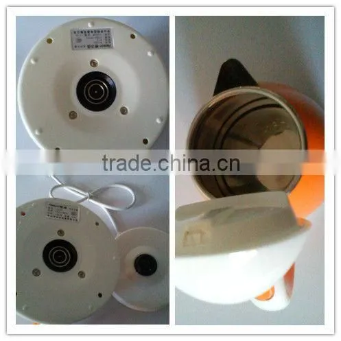 K80C 0.8liter white plastic shell electric whistling kettle pot