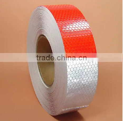 high visible sticker honeycomb reflective self adhesive tape for warning safety