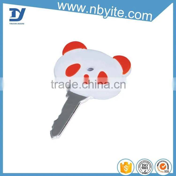 Sef of 2 Lovely Smile Face PVC Portable key cover, Key cap, Key Tag