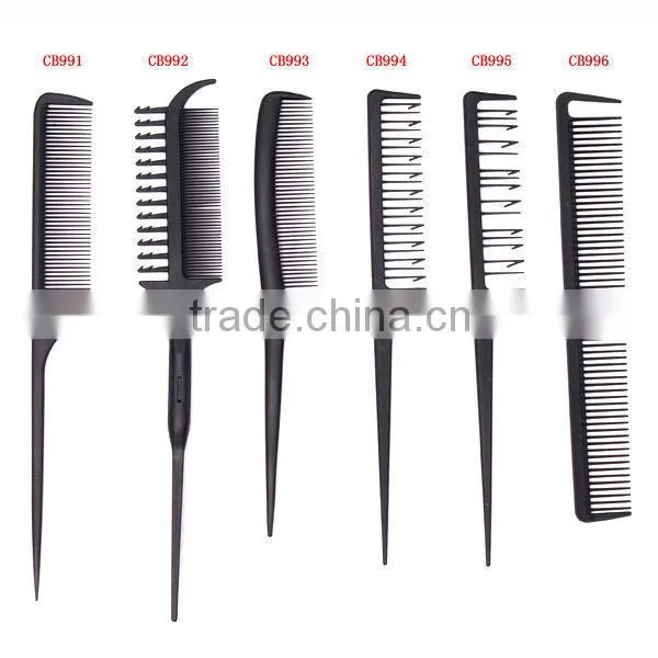 hairdressing comb,plastic hair cutting comb