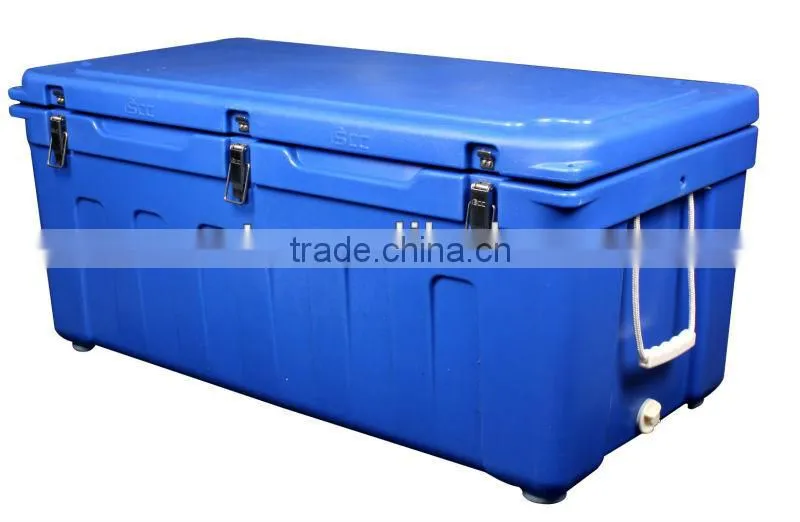 Plastic Ice cooler box ( Material: PE&PU )