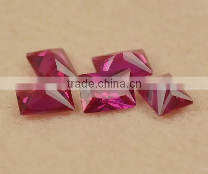 5# synthetic gemstone rough ruby corundum for sale
