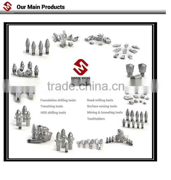 Building construction cutting tools drilling rigs spare parts earth auger bit tungsten carbide pick