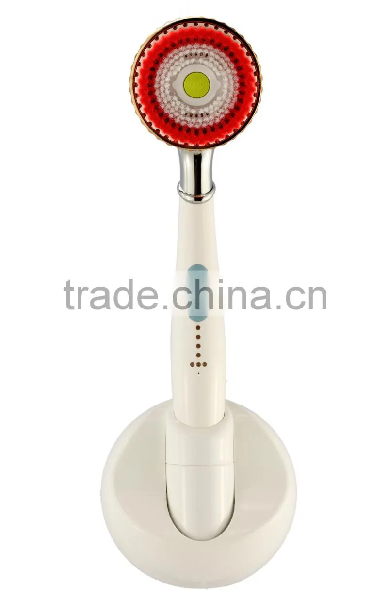 electric high frequency wave vibration face clean massage sonic facial brush