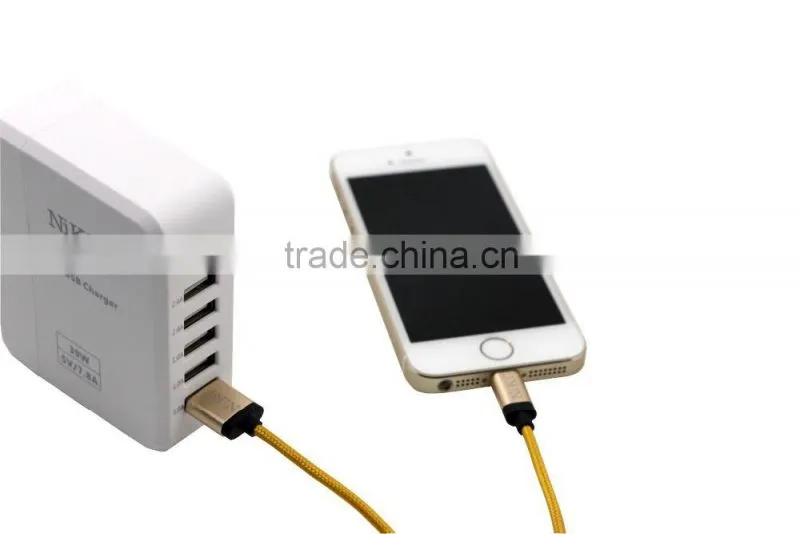 Travel 4 Ports 6.8A USB Hub Wall Charger for Tablet,iPad,Mobile Phone