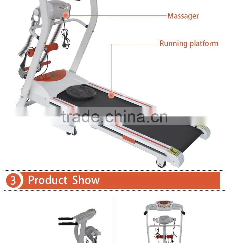 home treadmill with massage folding treadmill