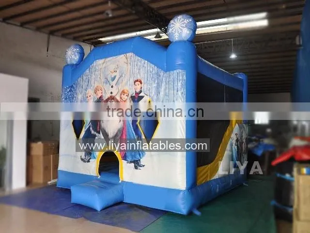 inflatable bouncer slide with multi cartoon theme from LIYA Factory