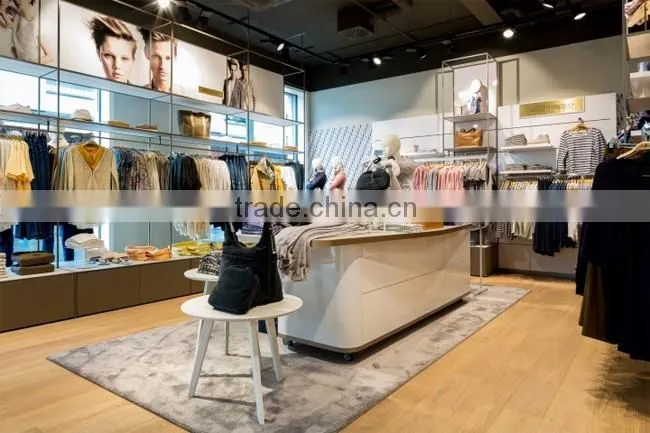 2017 customized new design modern shoe shop furniture