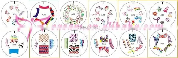 Hot nail art stamping set