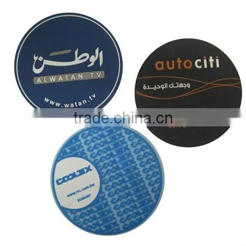 soft pvc coaster