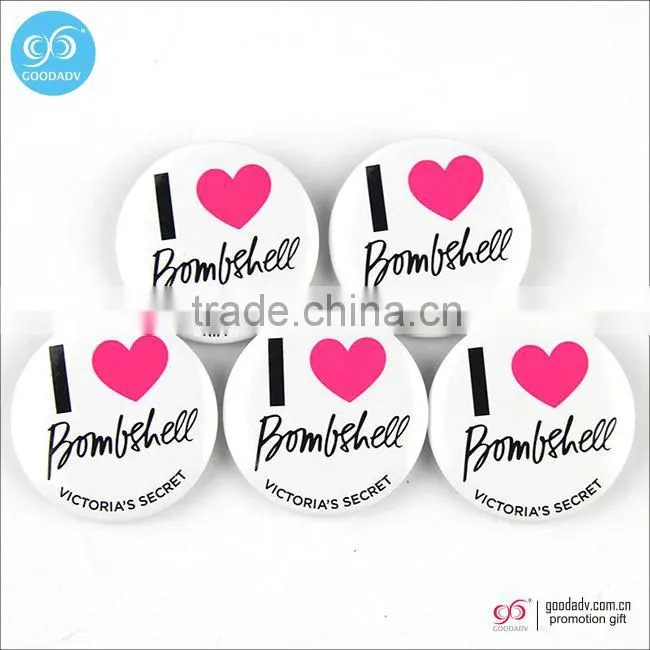 Cheap Security Tin button badges for Promotion